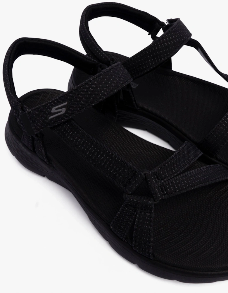 Skechers 141451/BBK GO WALK FLEX SANDAL - SUBLIME Womens Sandals Black