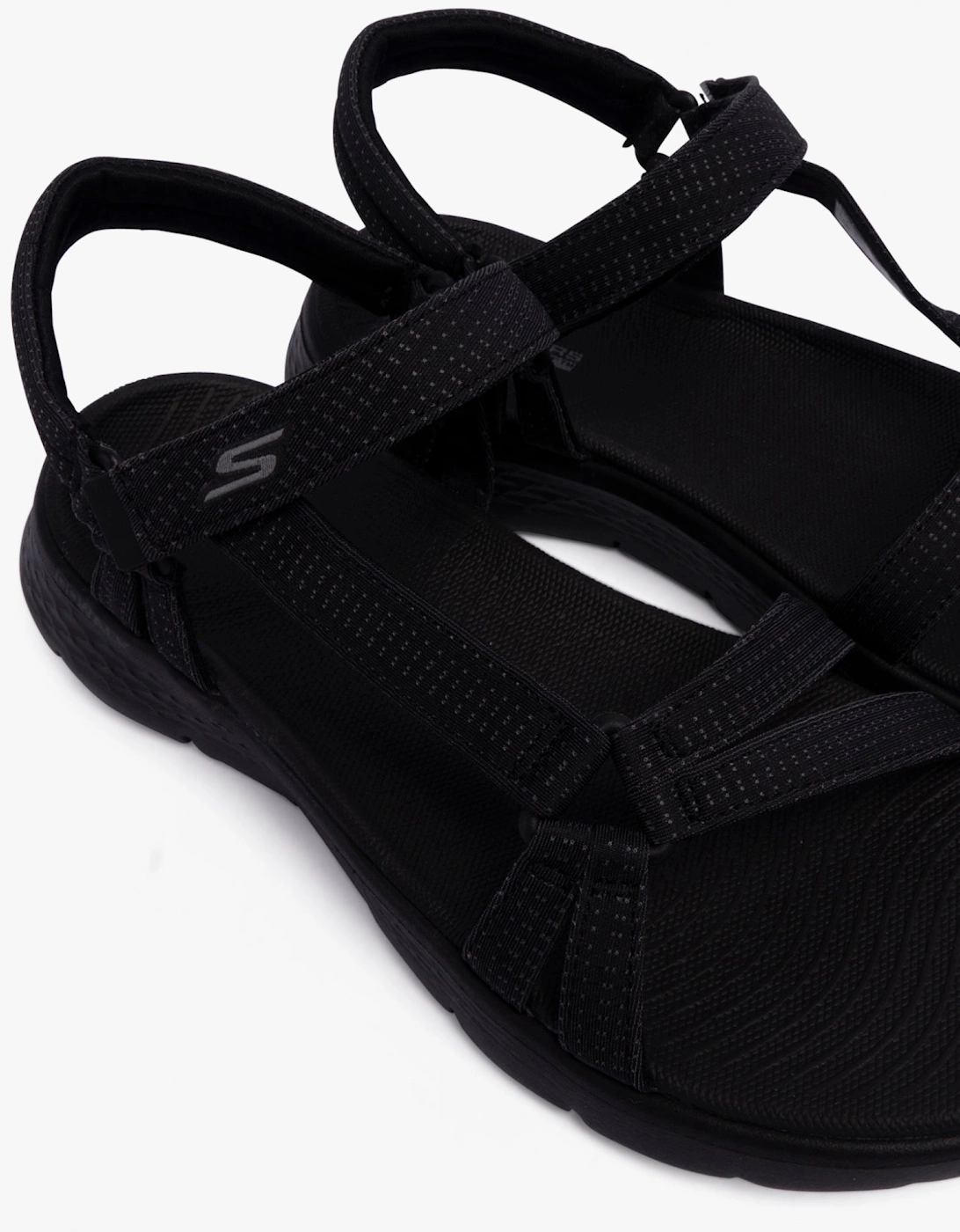 Skechers 141451/BBK GO WALK FLEX SANDAL - SUBLIME Womens Sandals Black