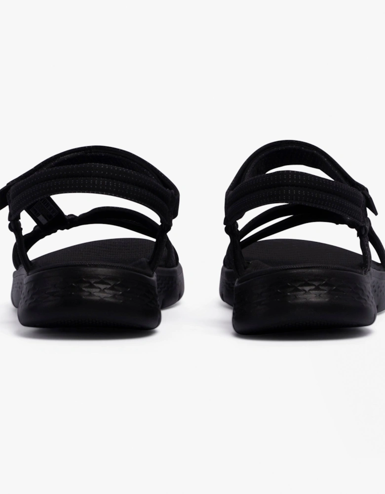 Skechers 141451/BBK GO WALK FLEX SANDAL - SUBLIME Womens Sandals Black