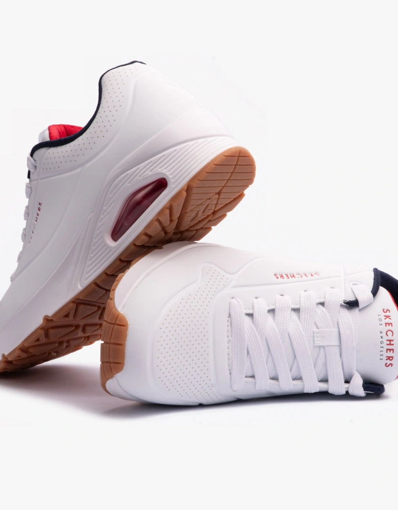 52458/WNVR UNO - STAND ON AIR Mens Trainers White/Red