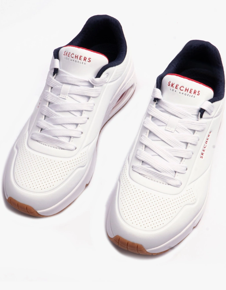 52458/WNVR UNO - STAND ON AIR Mens Trainers White/Red
