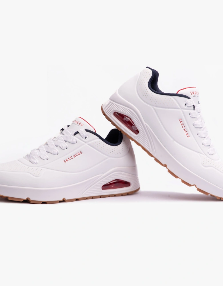 52458/WNVR UNO - STAND ON AIR Mens Trainers White/Red