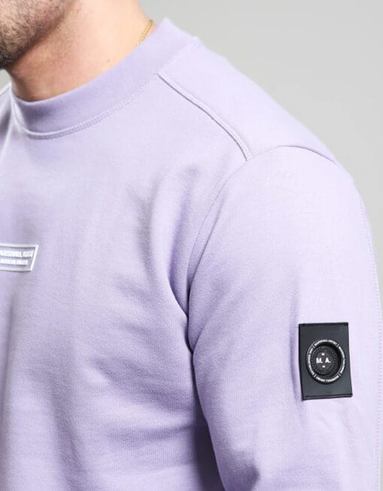 Siren Box Crewneck Sweatshirt - Lavender