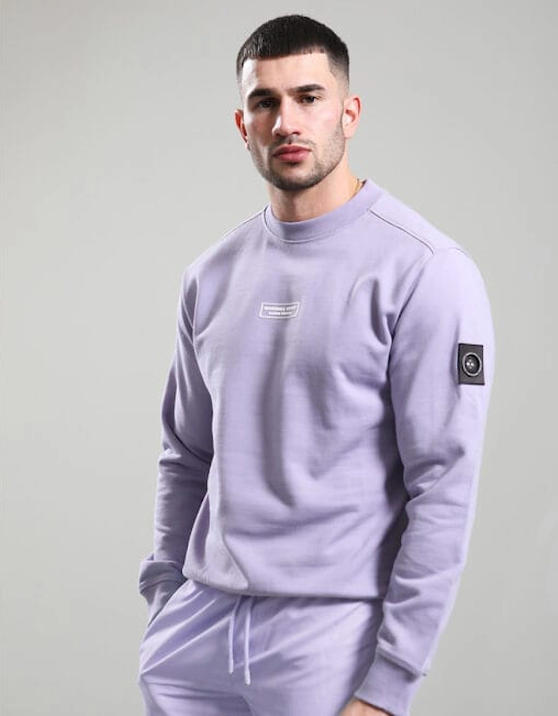 Siren Box Crewneck Sweatshirt - Lavender, 5 of 4