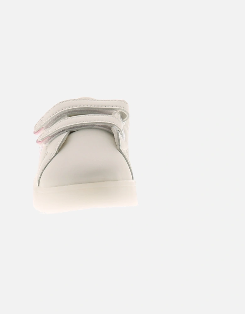 Girls Trainers Younger Girls Heart white UK Size
