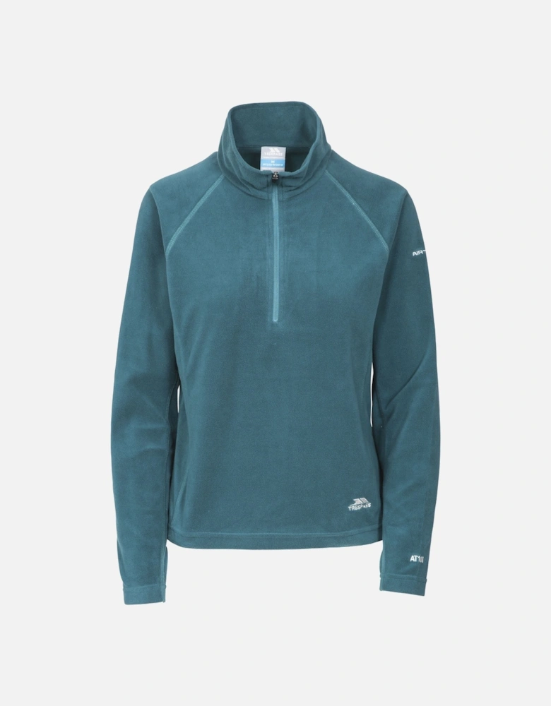 Womens/Ladies Shiner Half Zip Microfleece Top