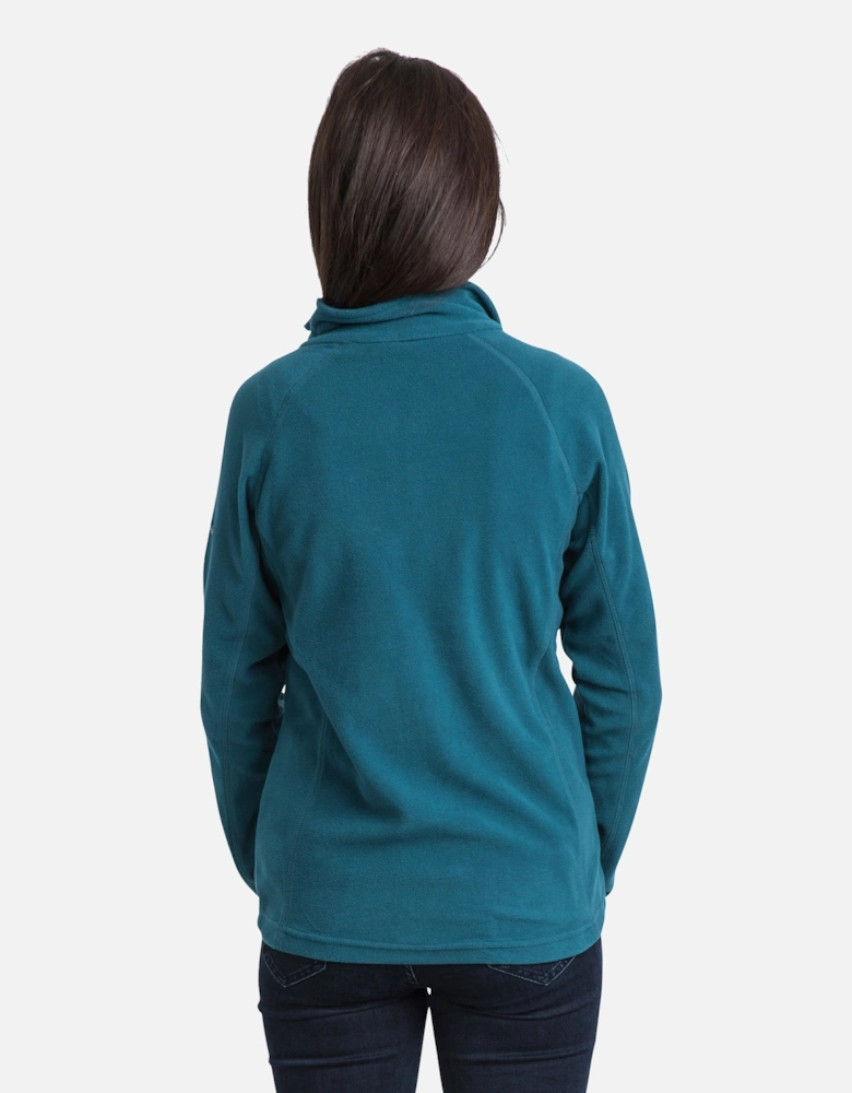Womens/Ladies Shiner Half Zip Microfleece Top