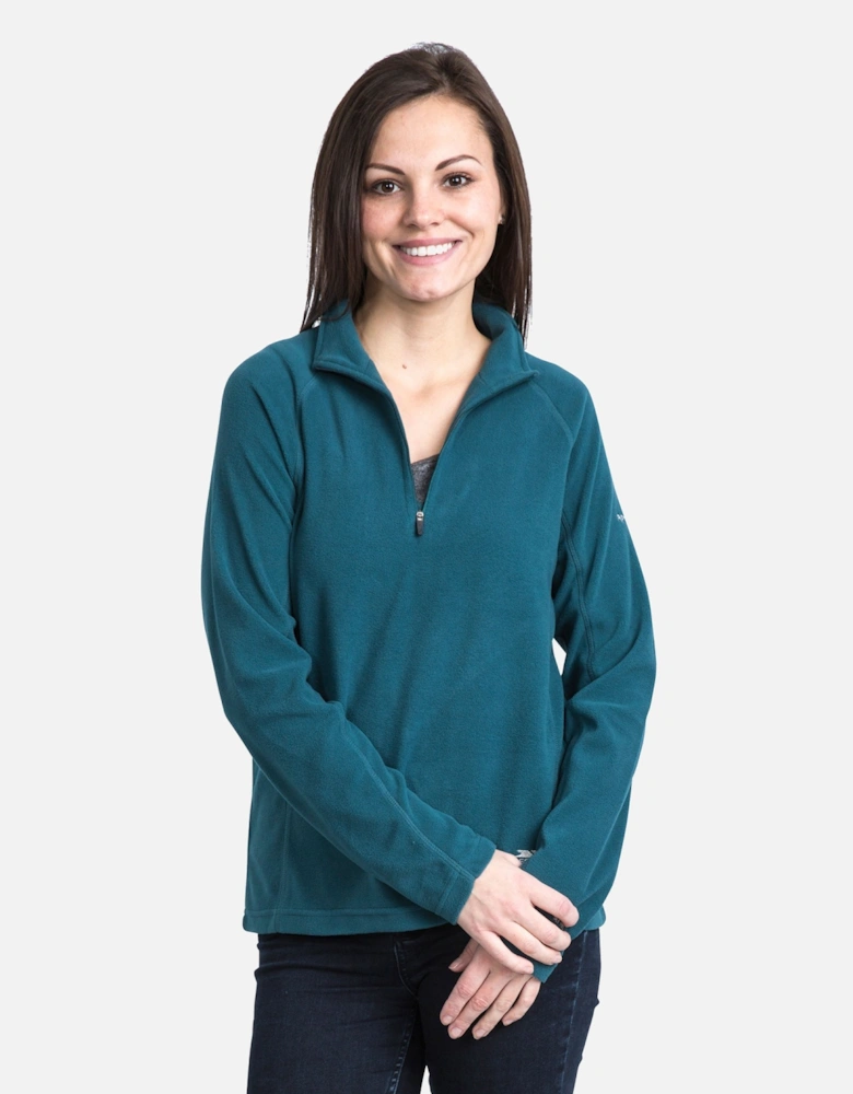 Womens/Ladies Shiner Half Zip Microfleece Top