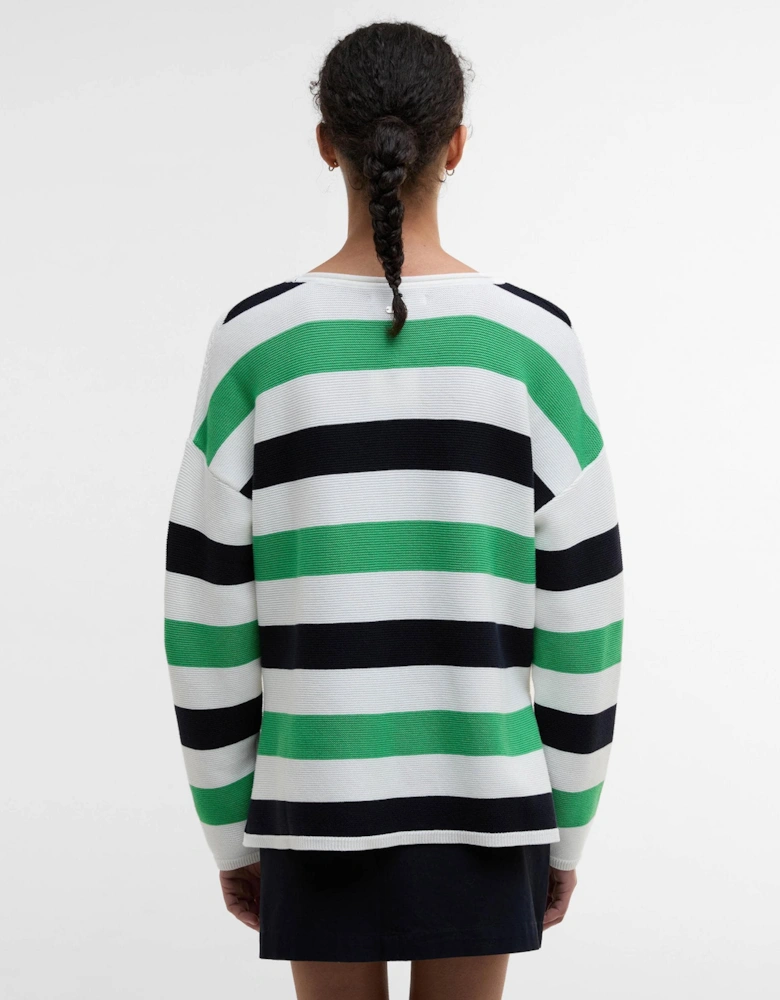 Marine Stripe Womens Knitted Jumper