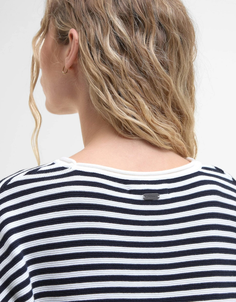 Marine Stripe Womens Knitted Jumper