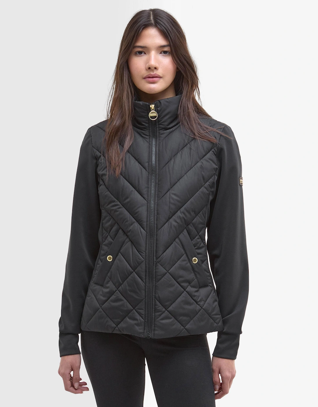 Natalia Womens Quilted Hybrid Jacket, 7 of 6