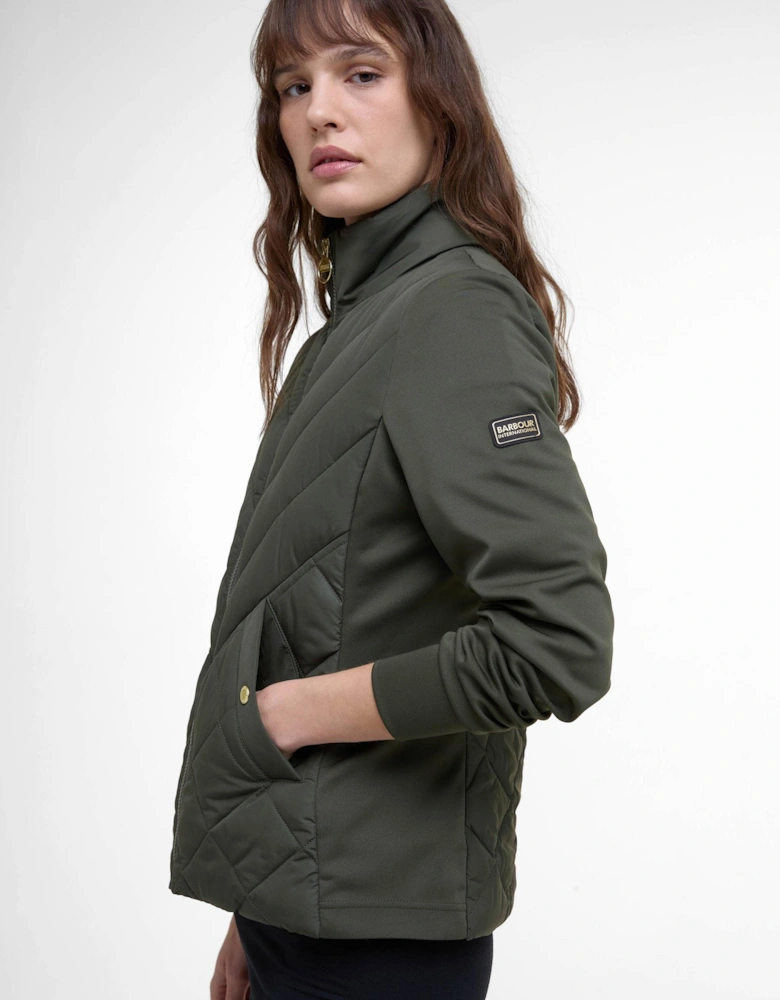Natalia Womens Quilted Hybrid Jacket