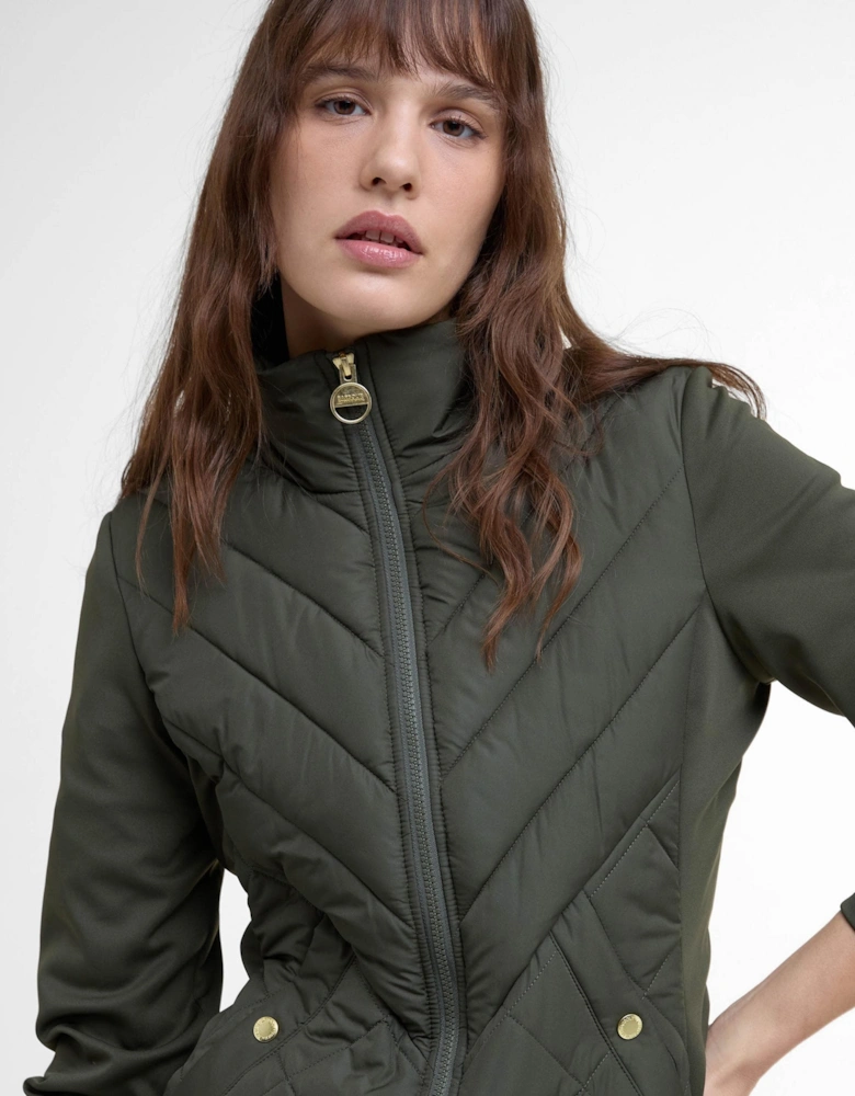 Natalia Womens Quilted Hybrid Jacket