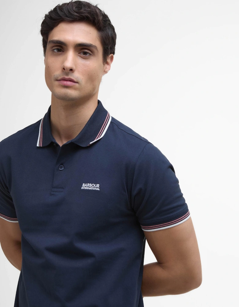 Ethan Mens Tipped Polo Shirt