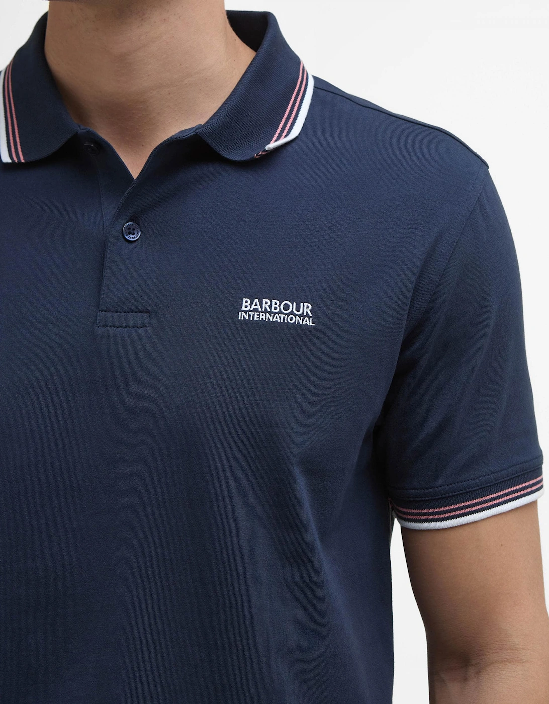 Ethan Mens Tipped Polo Shirt