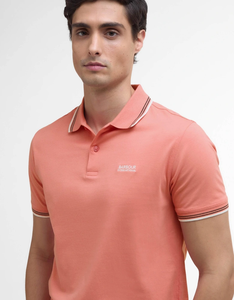 Ethan Mens Tipped Polo Shirt