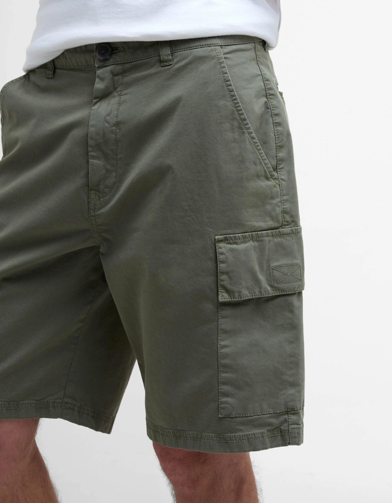 Mens Twill Cargo Shorts