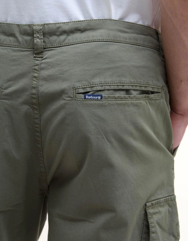 Mens Twill Cargo Shorts