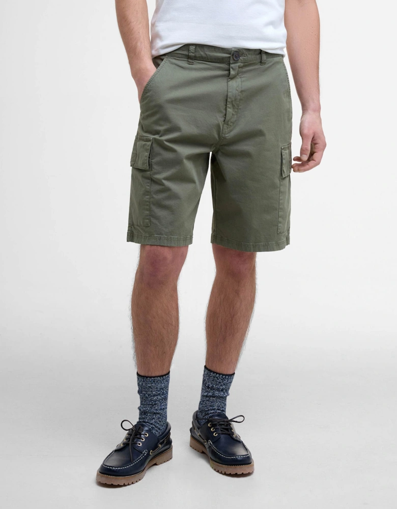 Mens Twill Cargo Shorts