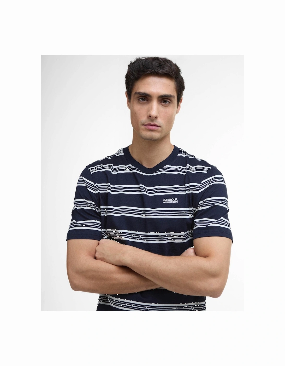 Upham Mens Striped T-Shirt