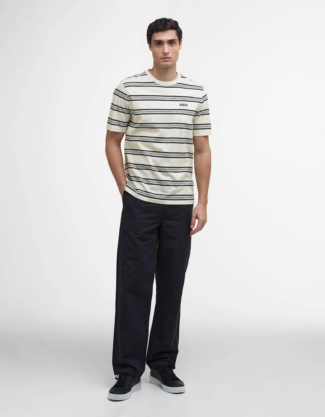 Upham Mens Striped T-Shirt