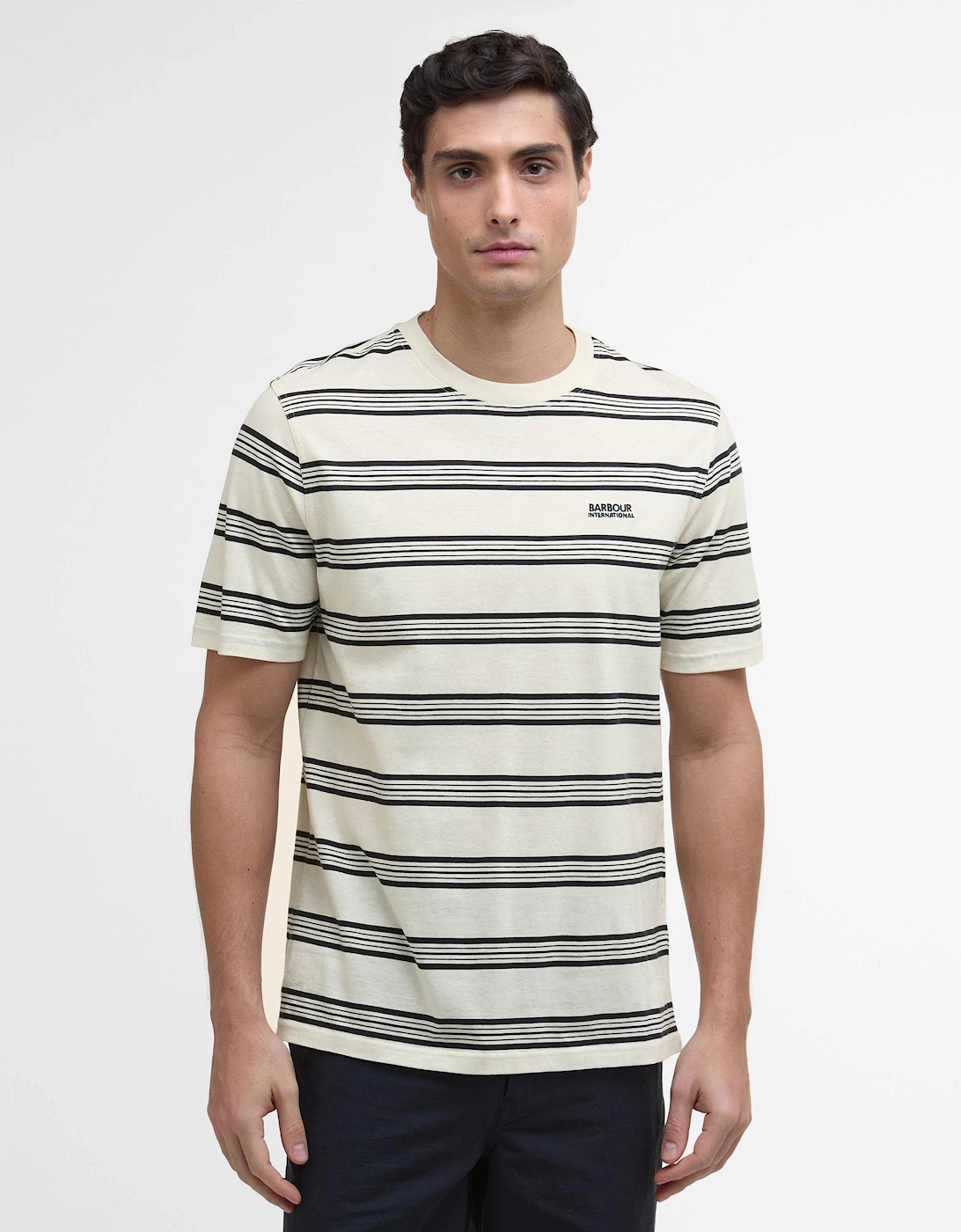 Upham Mens Striped T-Shirt, 6 of 5