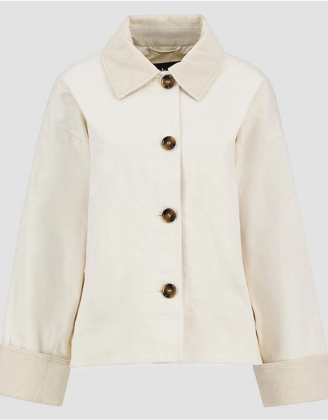 Women's Barbour Abbey Womens Casual Jacket - White - Size: 10