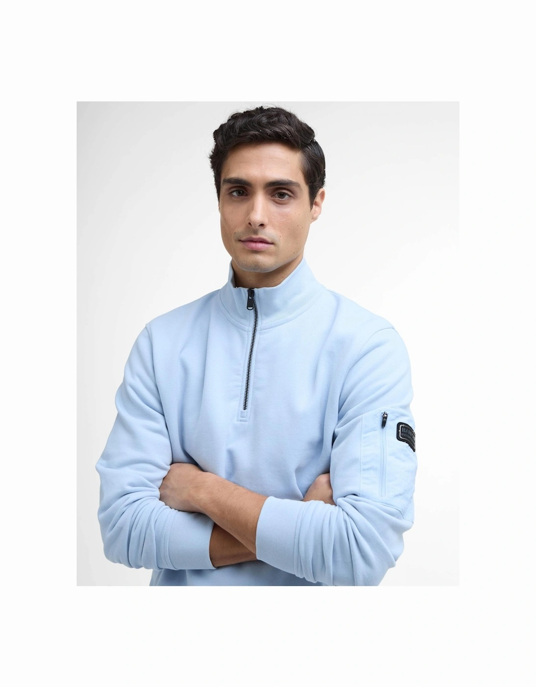 Ewan Mens Funnel Neck Sweatshirt