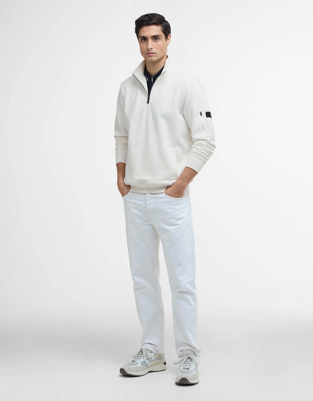 Ewan Mens Funnel Neck Sweatshirt