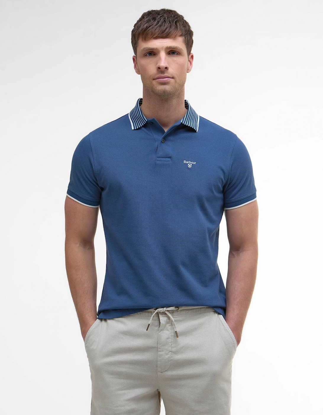 Denwick Mens Tailored Polo Shirt, 6 of 5