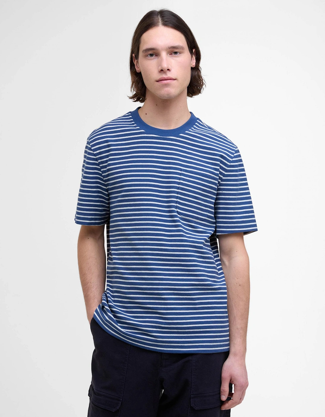 Frensham Mens Striped T-Shirt, 6 of 5