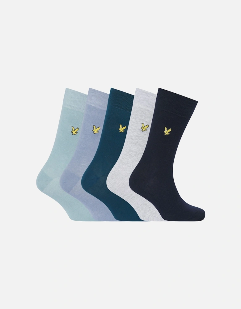 5 Pack of Plain Core Socks