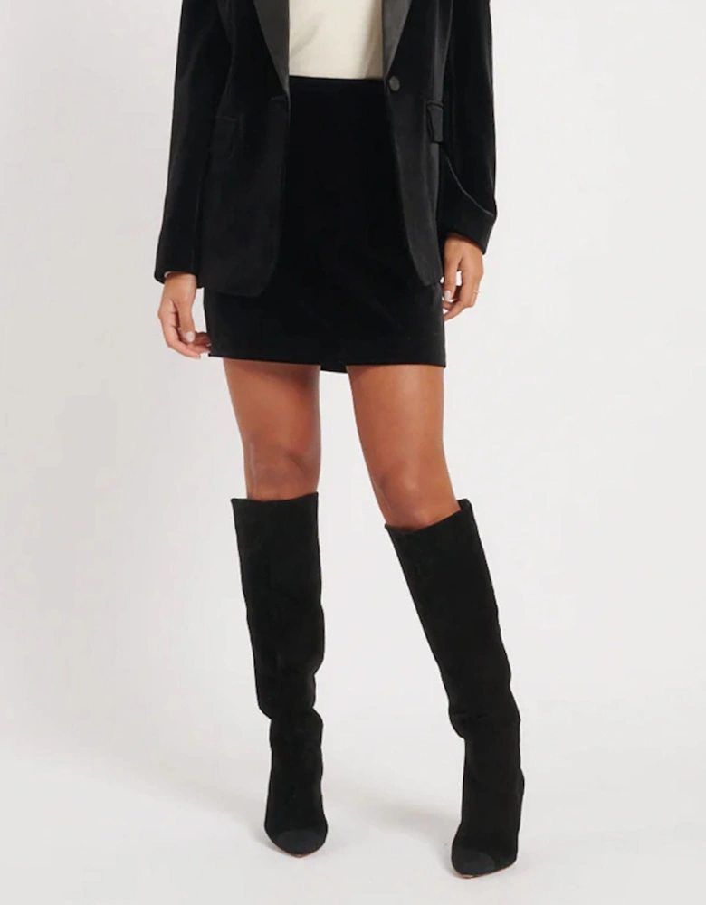 Ragusa Velvet Mini Skirt