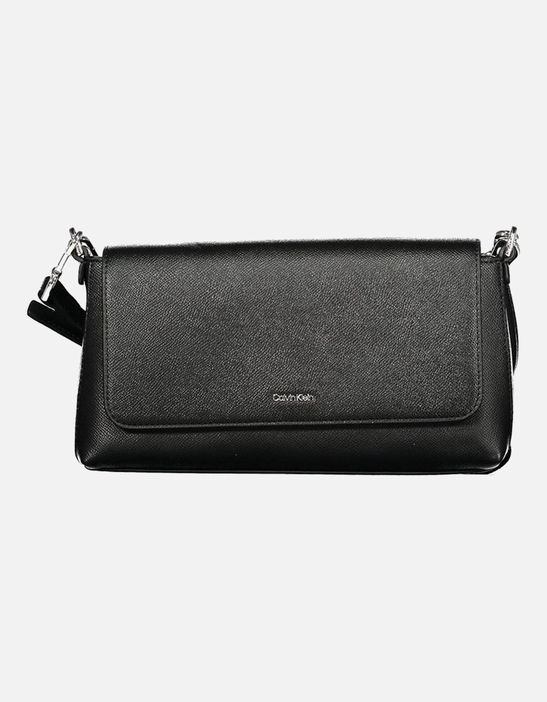 Sleek Polyethylene Handbag with Adjustable Strap Women - Black, 4 of 3