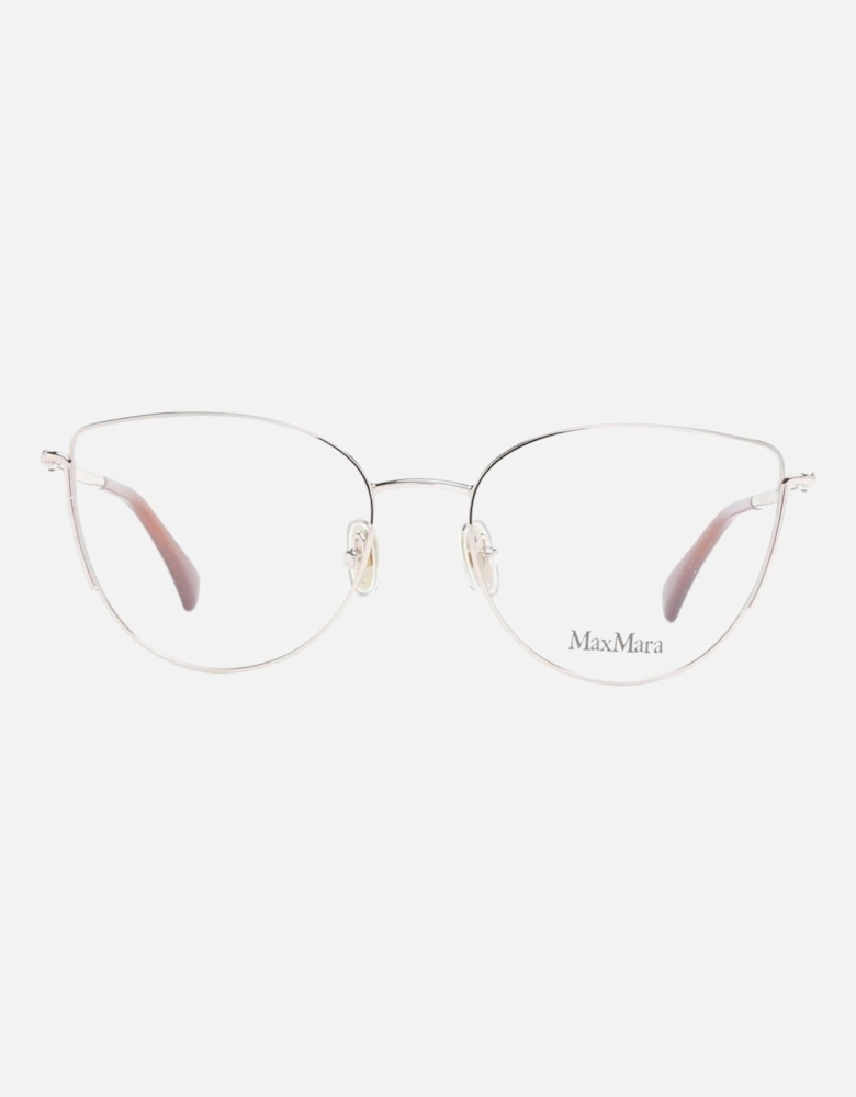 Rose Gold Metal Butterfly Glasses with Demo Lenses (54-17-135) Women