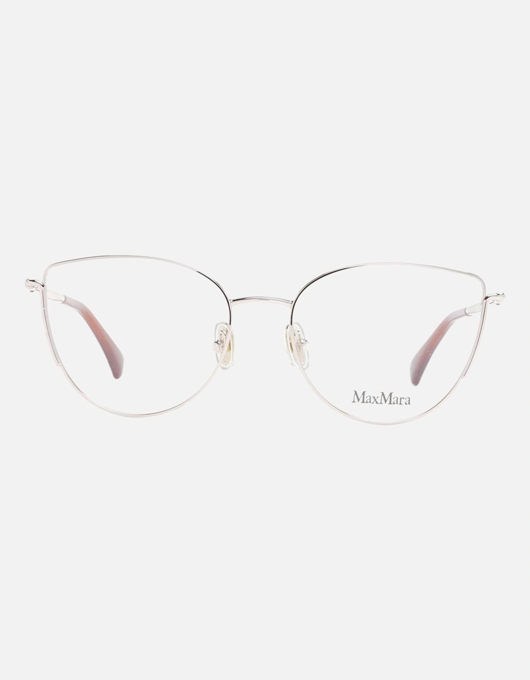 Rose Gold Metal Butterfly Glasses with Demo Lenses (54-17-135) Women