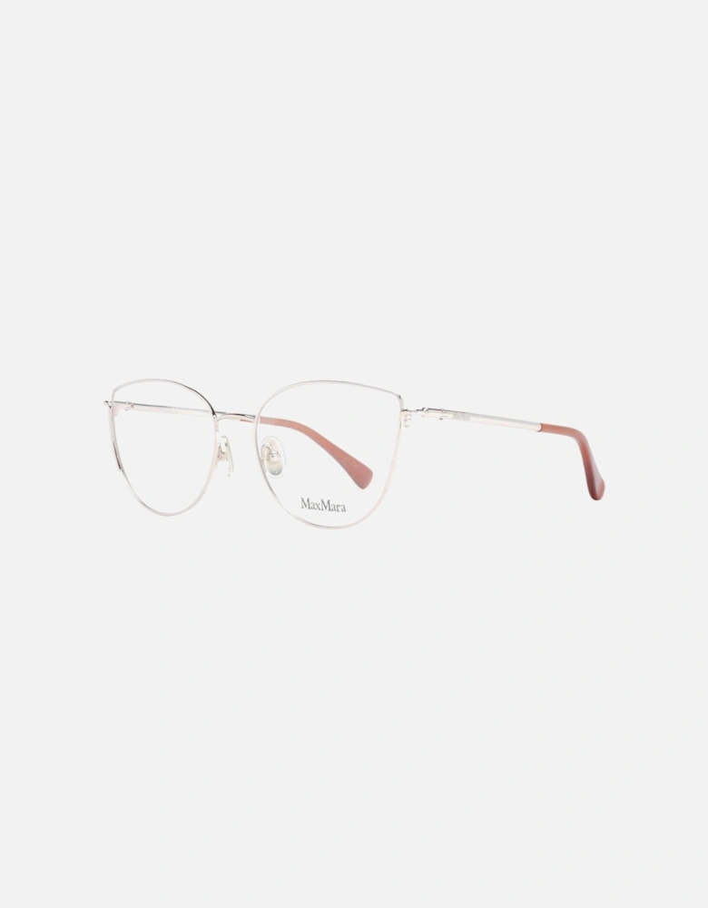 Rose Gold Metal Butterfly Glasses with Demo Lenses (54-17-135) Women