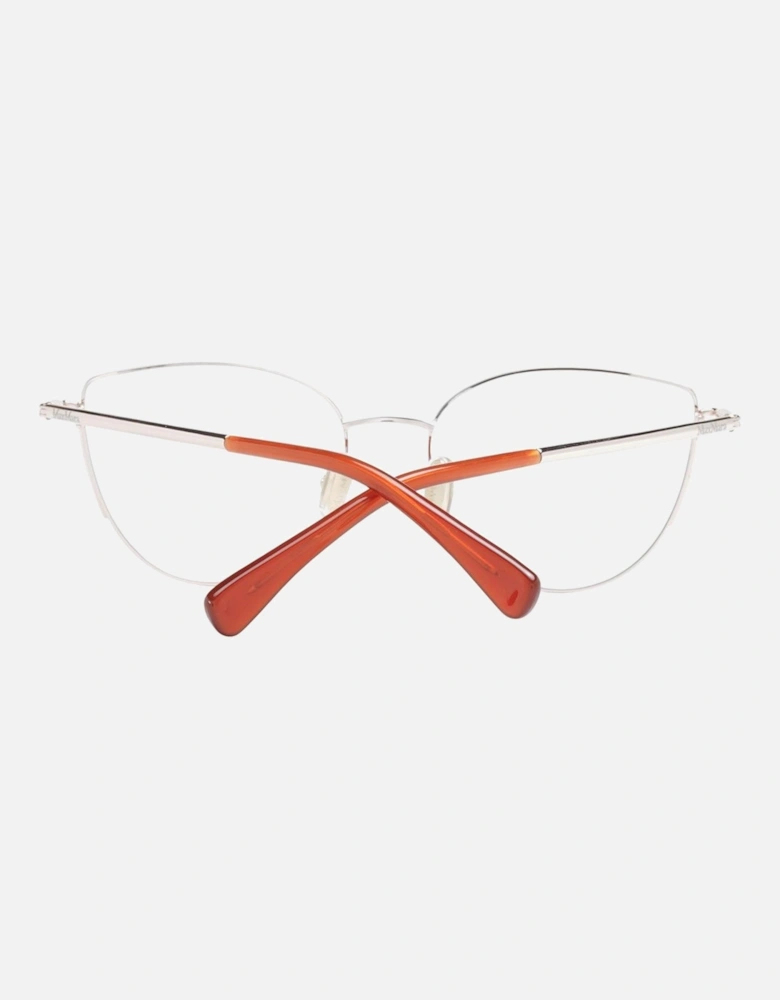 Rose Gold Metal Butterfly Glasses with Demo Lenses (54-17-135) Women