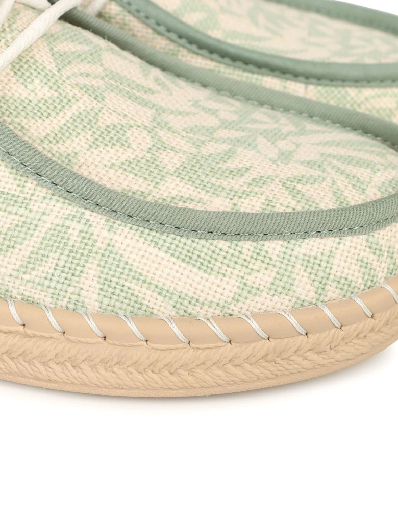 Wendy Esp Retro Palm Canvas Shoes