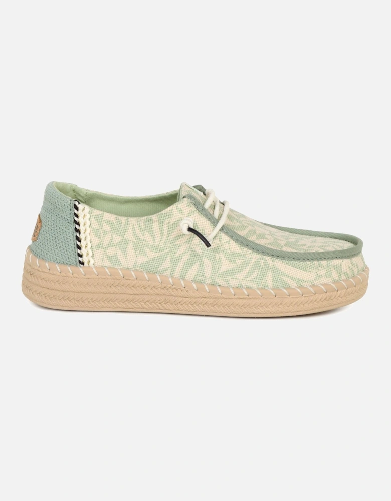 Wendy Esp Retro Palm Canvas Shoes