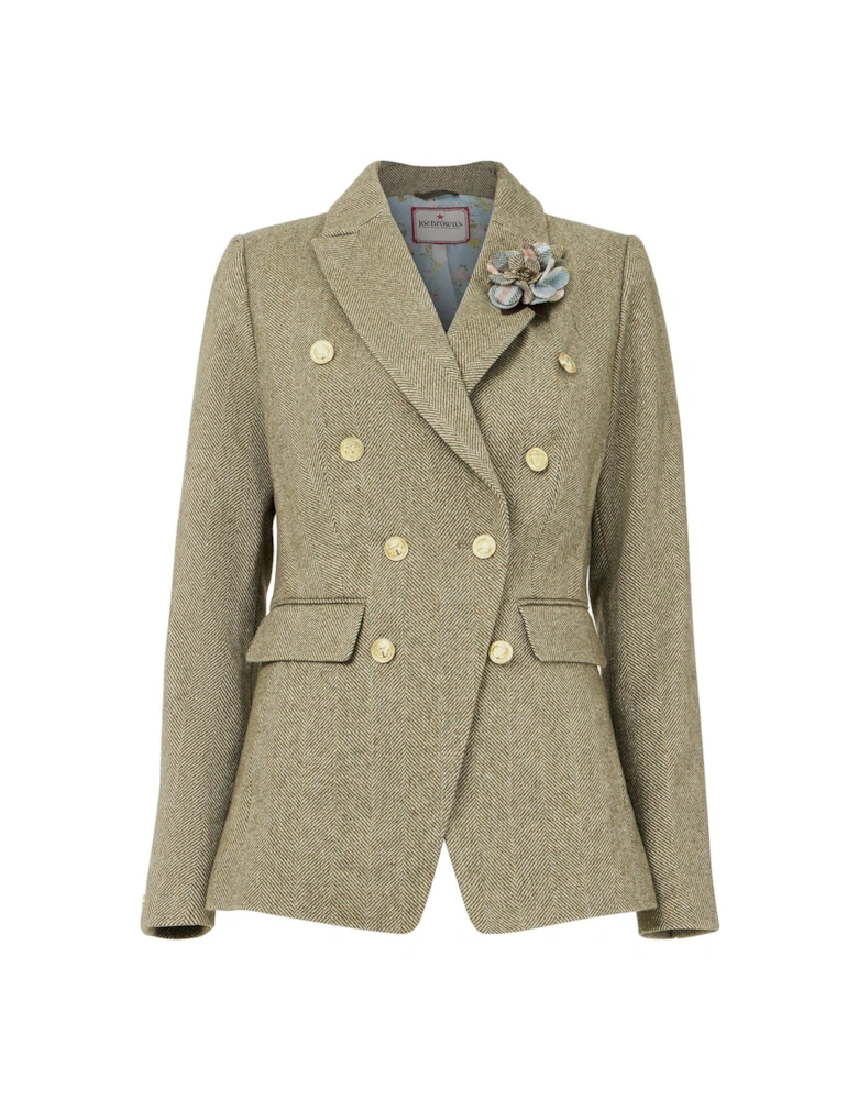 Heritage Tweed Blazer - Green