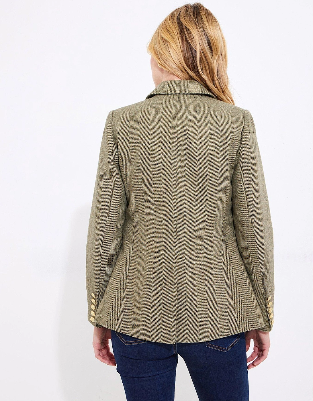 Heritage Tweed Blazer - Green