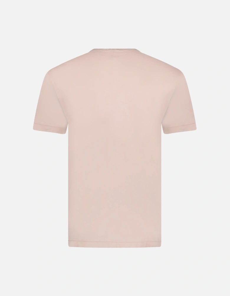 Compass Logo Patch Cotton T-Shirt Antique Rose