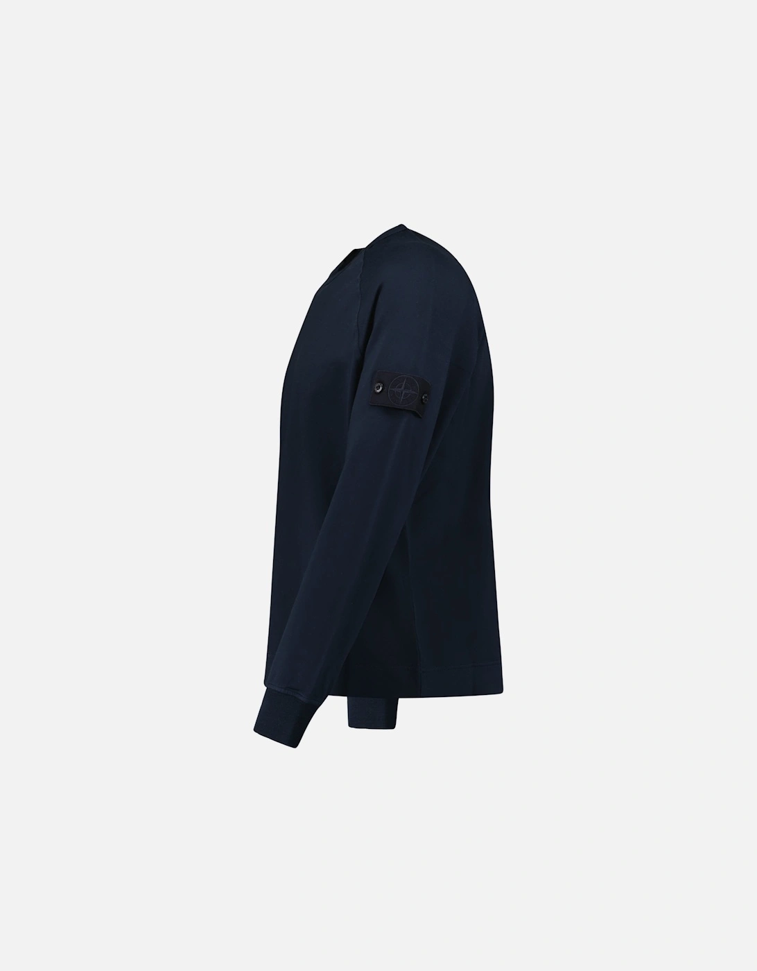 Ghost Badge Crewneck Sweatshirt Navy