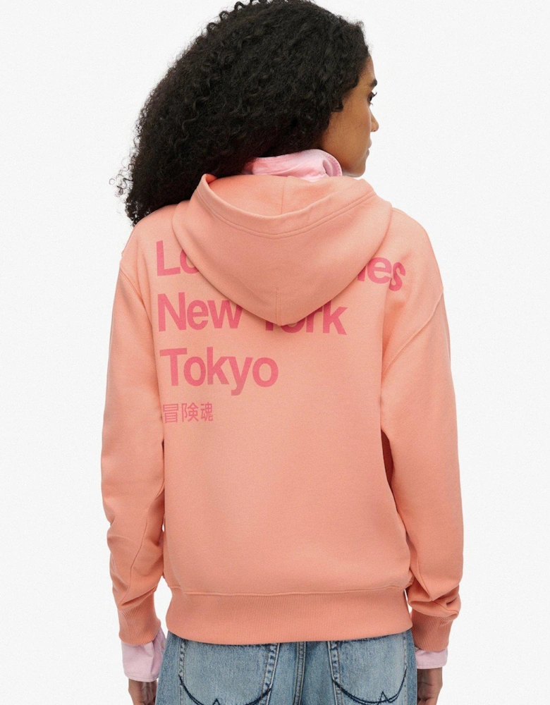 Coro Logo City Sweatshirt - Pink