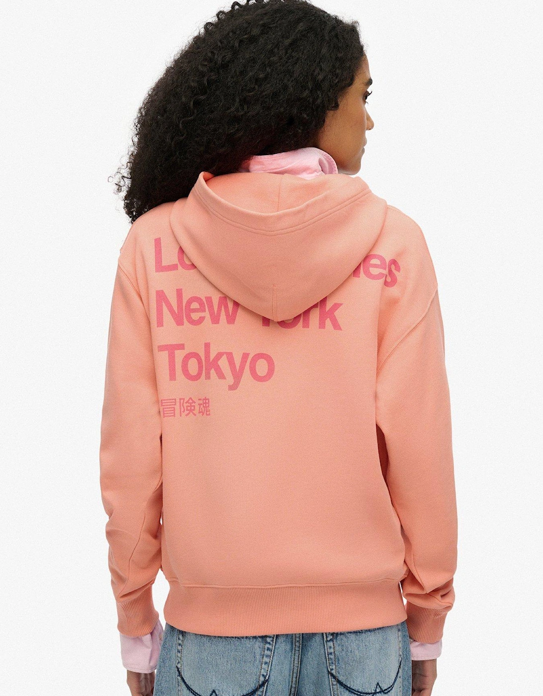 Coro Logo City Sweatshirt - Pink
