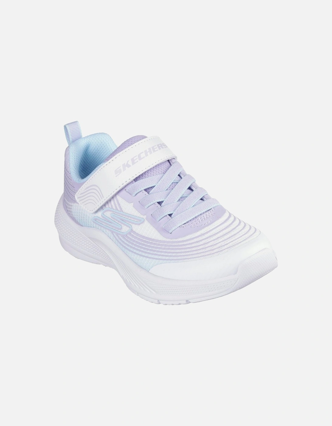 Skechers Girls White 'S Microspec Advance Trainers - : 10.5 Size 10.5 Kids