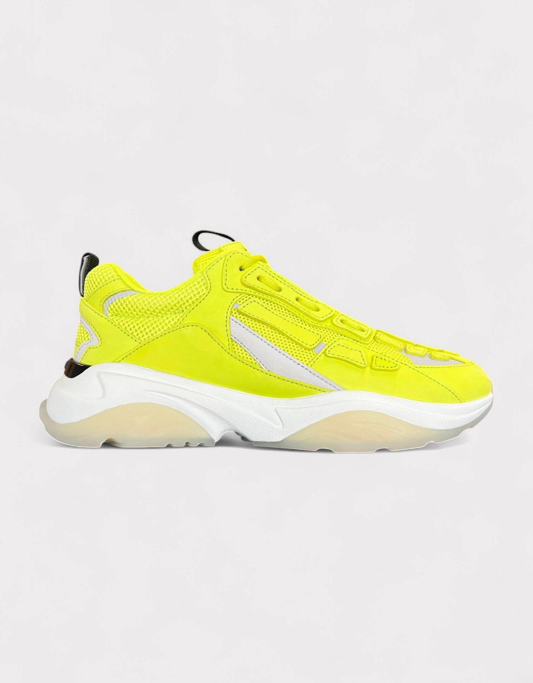 Men's Amiri Bone Runner 'Neon Yellow Reflective' - Size: 10