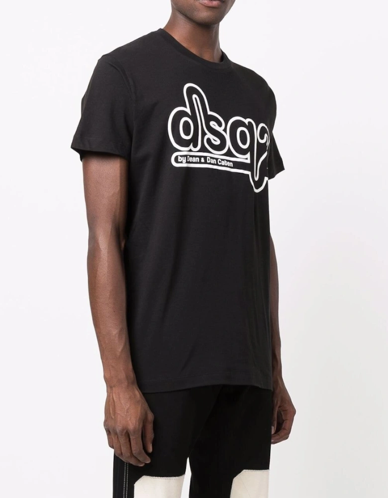dsq2 Logo T-Shirt in Black