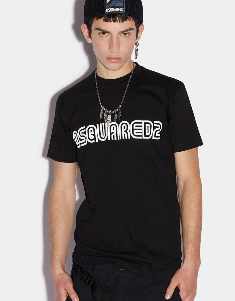 D2 Outline Cool T-shirt Black
